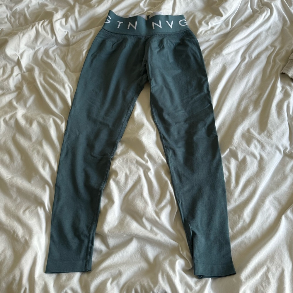 Stone Blue Sport Seamless Leggings NVGTN